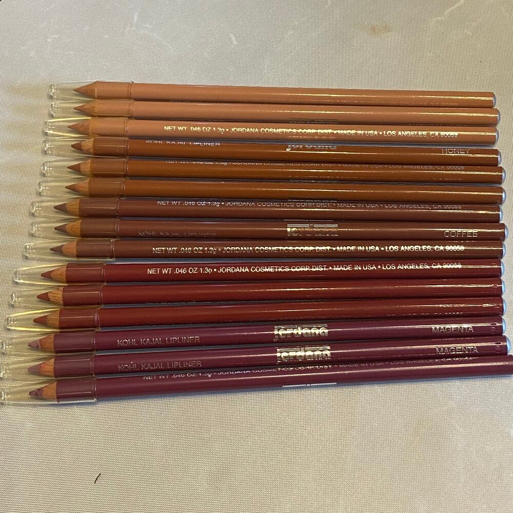 Jordana Kohl Kajal Lipliners Sets of 3 NATURAL NUDE NEW Neutrals Vibrant Beauty